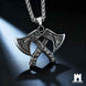 Mjolnir’s Might: Valknut Thor’s Stainless Steel Hammer Necklace Jewellery