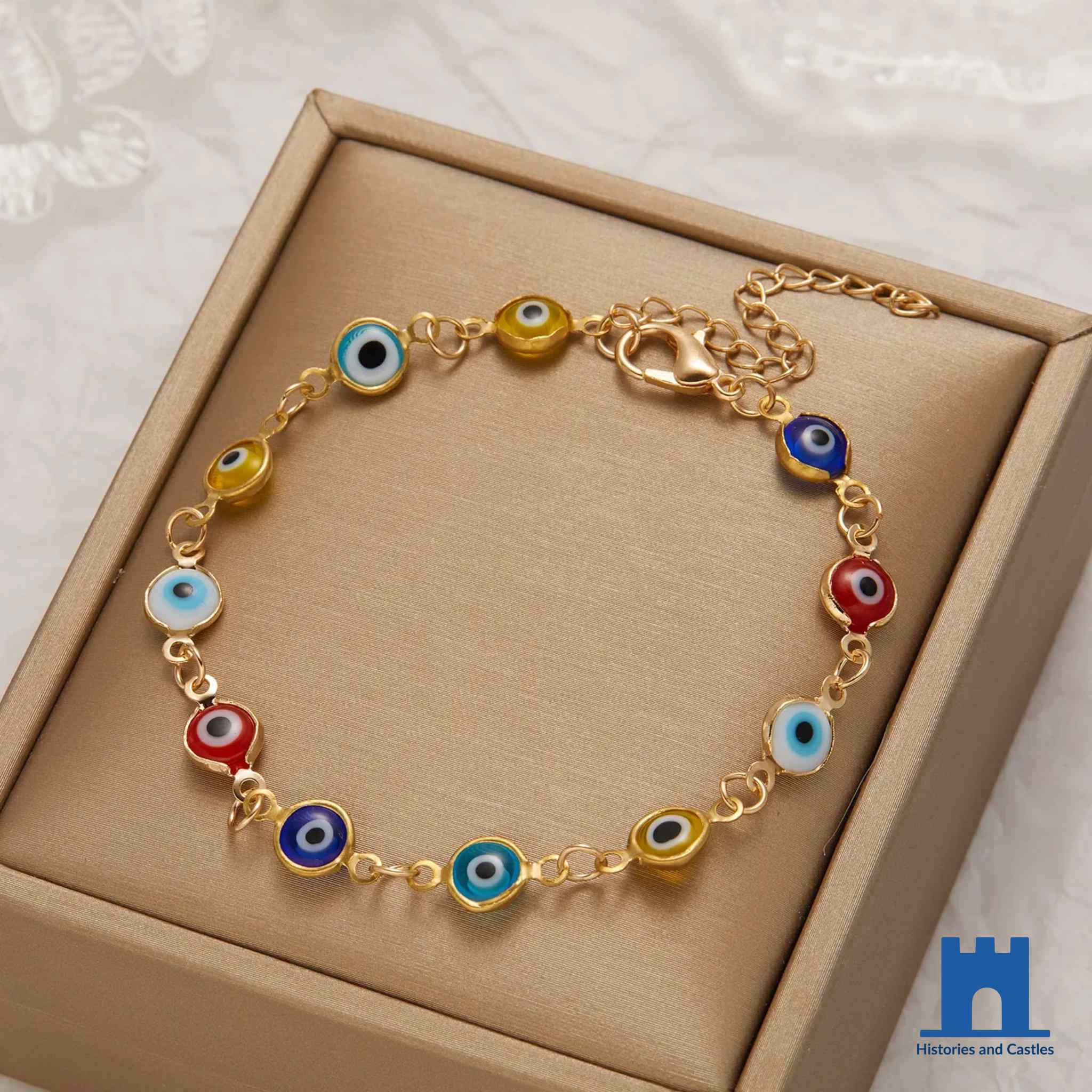 Turkish Evil Eye Bracelet | Protective Lucky Charm Jewellery Jewellery