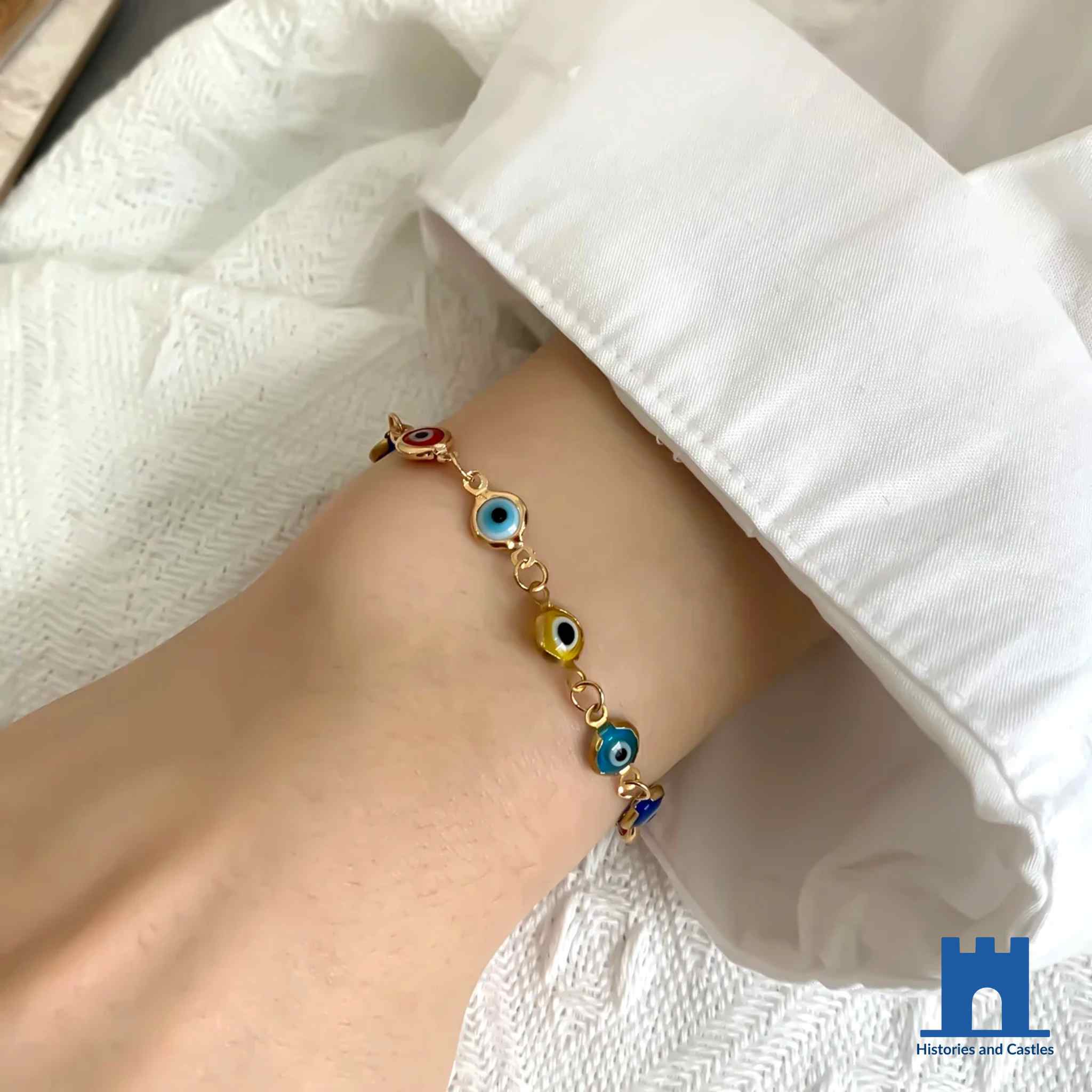 Turkish Evil Eye Bracelet | Protective Lucky Charm Jewellery Jewellery