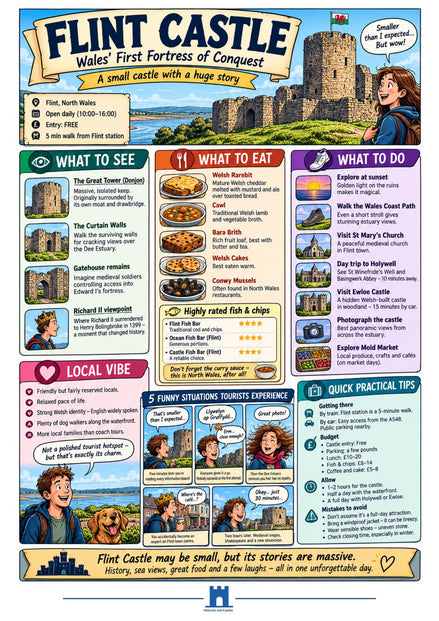 Flint Castle Free Illustrated Travel Guide