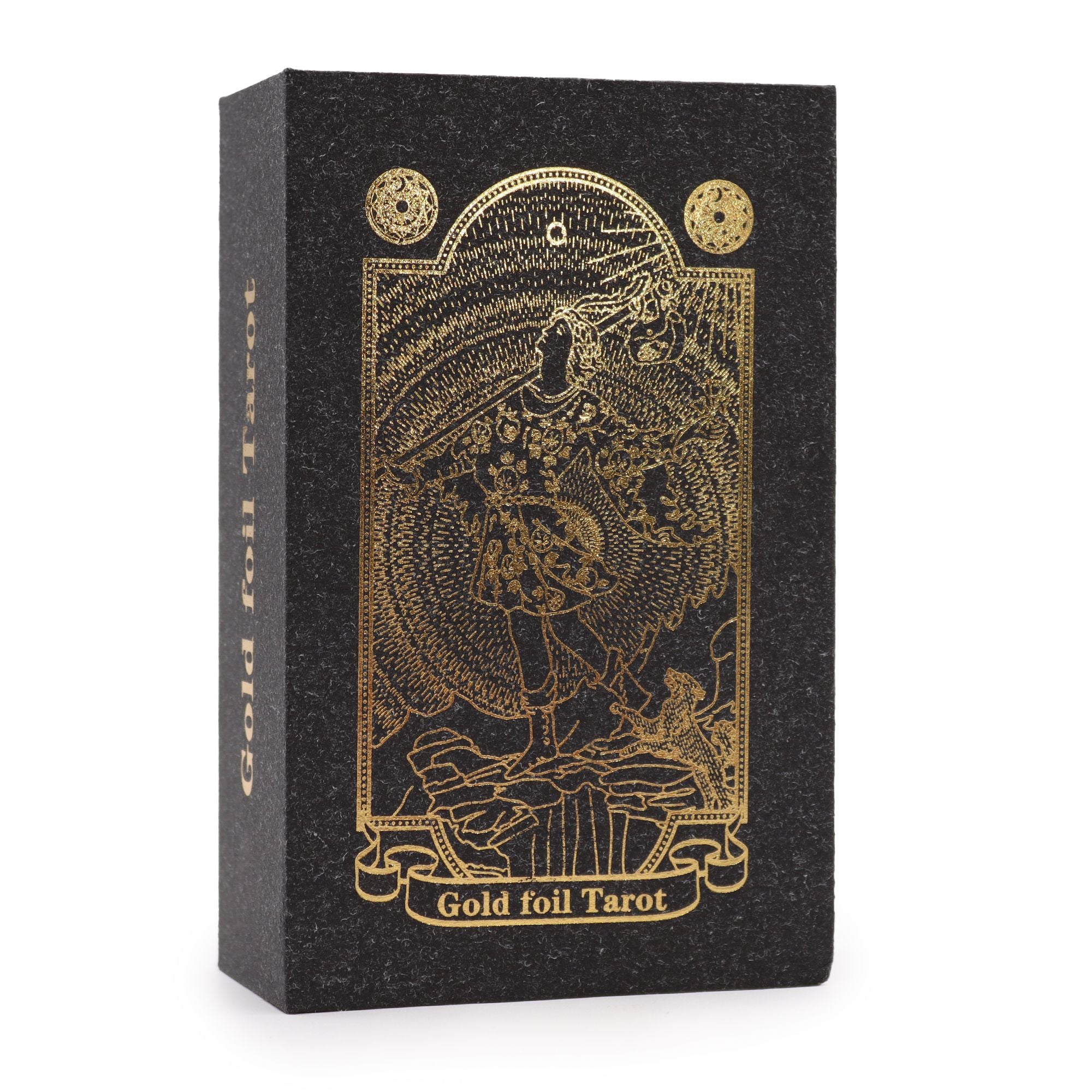 Gold Foil Tarot Deck – 78 Card Set with Guidebook & Gift Box Tarot Cards