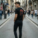 Grim Reaper T-Shirt worn by man in the street