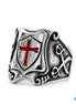 Vintage Knights Templar Cross Ring Jewellery