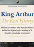 Book cover of 'King Arthur: The Real History' with a stonehenge background