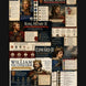 A vertical poster-style collage featuring illustrated portraits of English monarchs—Edward III, King John, King Henry II, and William the Conqueror—along with historical text panels, seals, and decorative medieval graphics on a dark background.