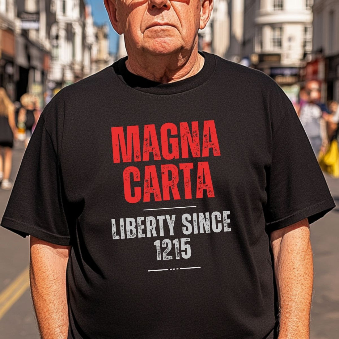 Magna Carta T-Shirt: Liberty Since 1215 Print Material