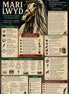 Infographic about Mari Lwyd, the ghost mare of Midwinter, with text and illustrations.