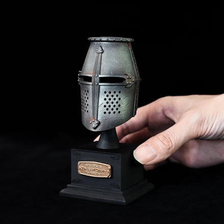 Miniature Knights Templar Crusader Great Helm | 120mm Display Piece Miniature