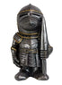 Miniature Great Bascinet Knight Figurine | 12.5cm Armoured Warrior with Lance G Miniature G