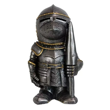Miniature Great Bascinet Knight Figurine | 12.5cm Armoured Warrior with Lance G Miniature G