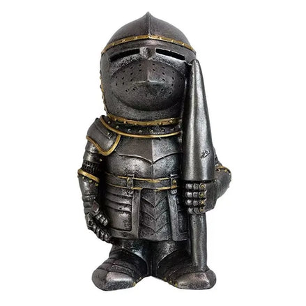 Miniature Great Bascinet Knight Figurine | 12.5cm Armoured Warrior with Lance G Miniature G