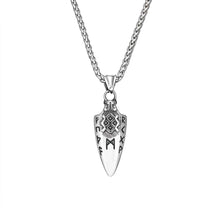 Odin’s Spearhead Valknut Necklace | Viking Gungnir Pendant Jewellery