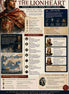 Infographic about Richard the Lionheart with historical details and images.