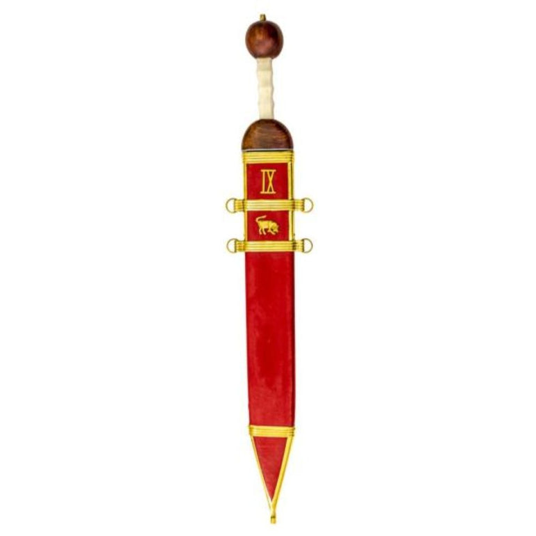 Roman Pompeii Gladius Sword | Authentic Legionary Replica with Scabbard Collectible