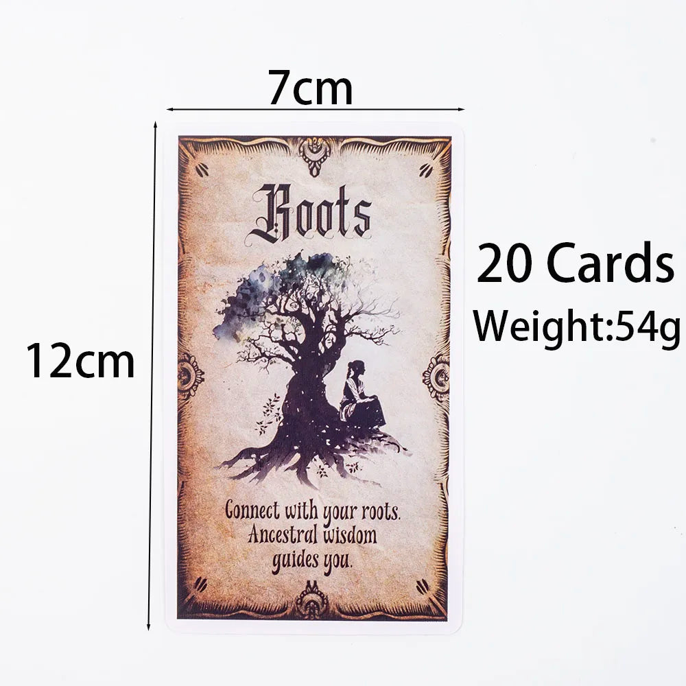 Wise Witch Oracle Cards – 20-Card Deck for Guidance, Magic & Everyday Insight Tarot Cards