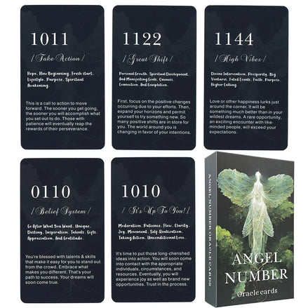 Angel Number Oracle Cards in Box Tarot Cards