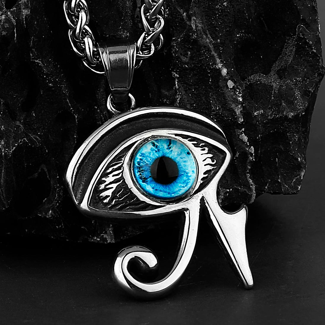 Blue Eye of Horus "Wadjet" Protection Necklace Necklace