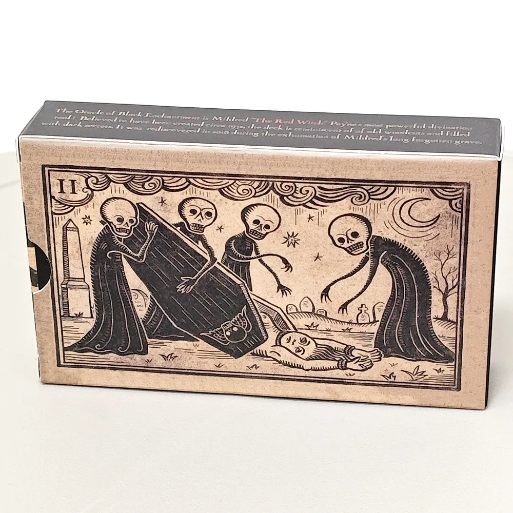 Mildred Payne’s Oracle of Black Enchantment: Woodblock Style Divination Oracle Cards