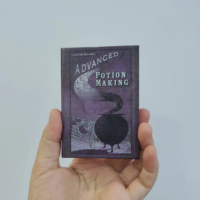 Advanced Potion Making Mini Textbook – 1:6 Scale Purple