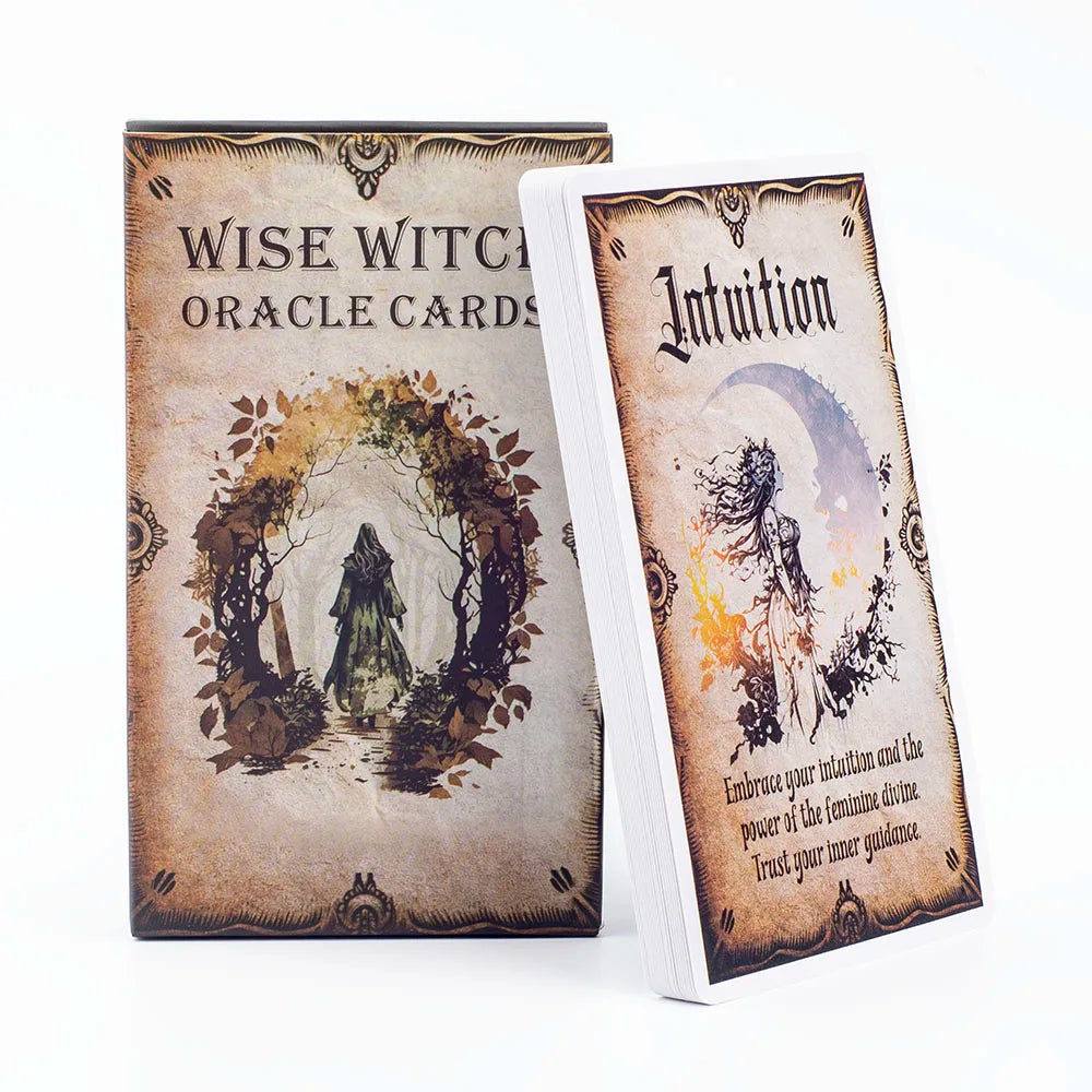 Wise Witch Oracle Cards – 20-Card Deck for Guidance, Magic & Everyday Insight Tarot Cards