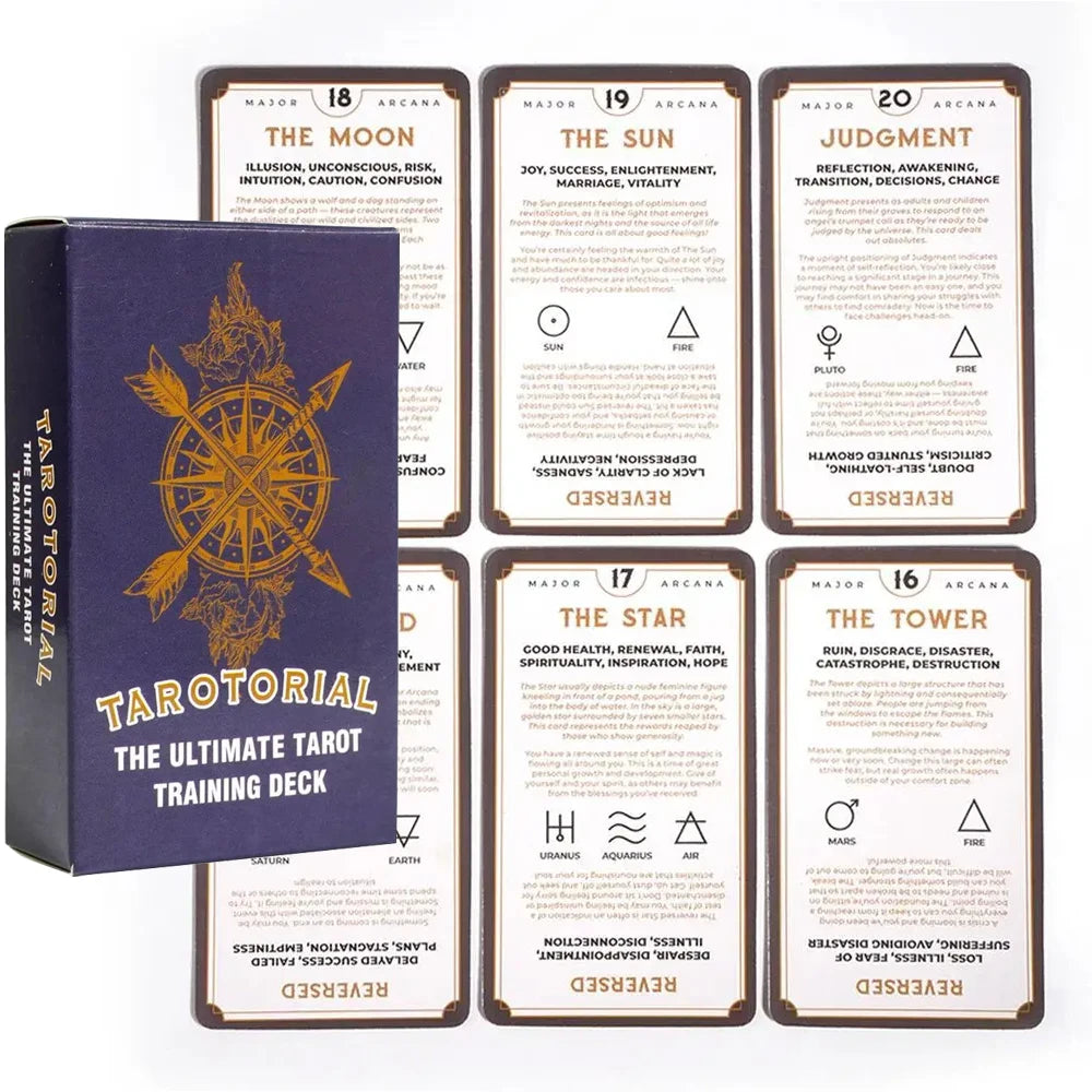 Tarotorial: The Ultimate Tarot Training Deck Tarot Cards