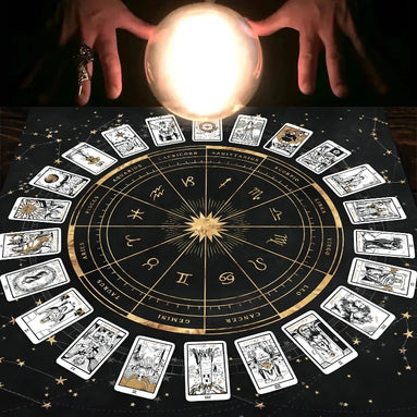 Zodiac Astrology Ritual Tablecloth: The Ultimate Altar Accessory Cloth