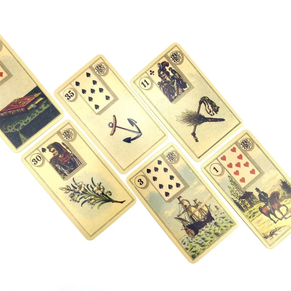 Grand Tableau Lenormand: Vintage Fortune Telling Cards Oracle Cards