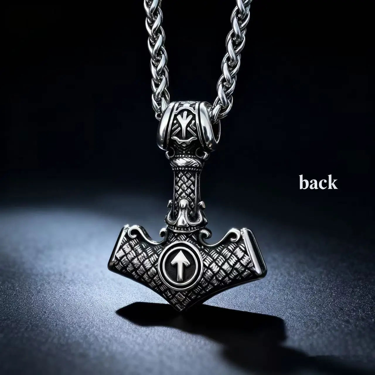 Thor’s Hammer Valknut Pendant | 316L Stainless Steel Norse Jewellery Jewellery
