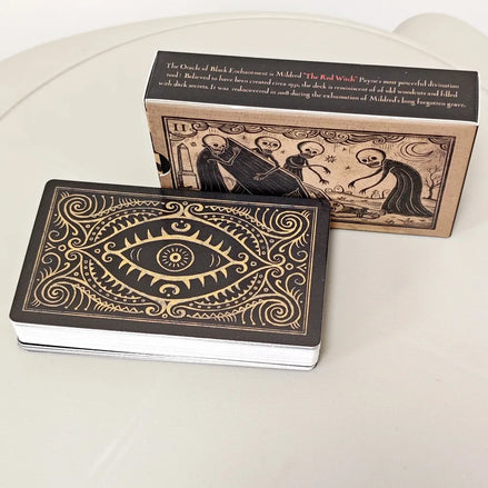 Mildred Payne’s Oracle of Black Enchantment: Woodblock Style Divination Oracle Cards