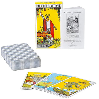 Authentic Rider-Waite Tarot Deck with English/Spanish Booklet for Beginners And Expert Card Reading Tarot Cards