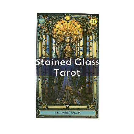 Stained Glass Tarot: A 78-Card Deck for Luminous Divination Tarot Cards