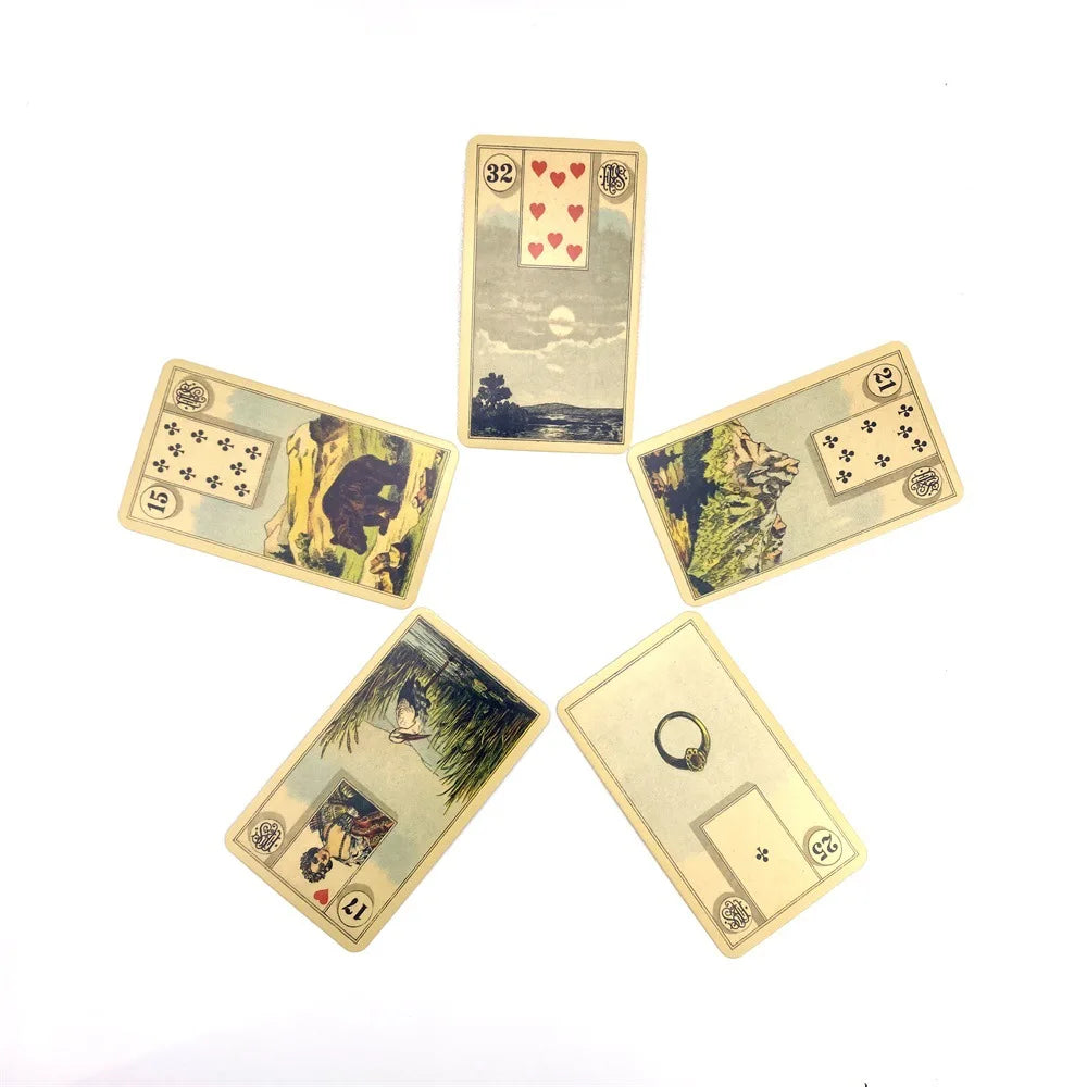 Grand Tableau Lenormand: Vintage Fortune Telling Cards Tarot Cards