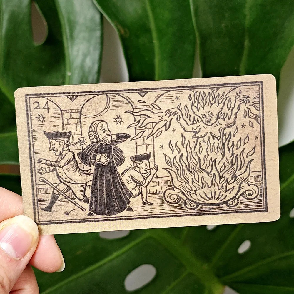 Mildred Payne’s Oracle of Black Enchantment: Woodblock Style Divination Oracle Cards