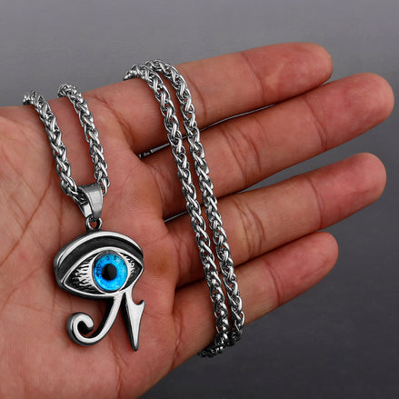 Blue Eye of Horus "Wadjet" Protection Necklace