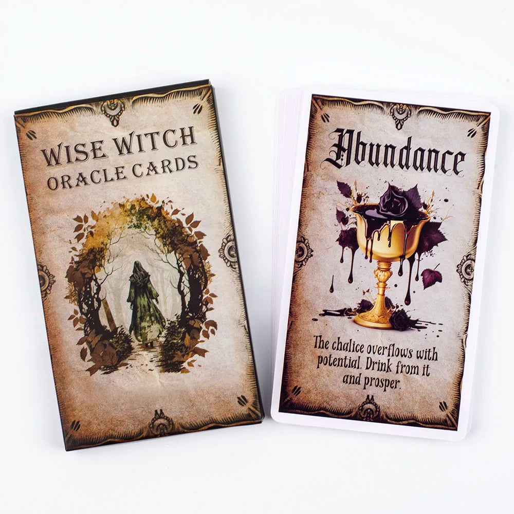 Wise Witch Oracle Cards – 20-Card Deck for Guidance, Magic & Everyday Insight Tarot Cards