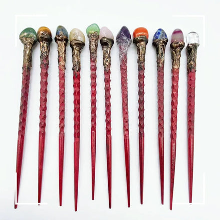 Natural Crystal Healing Wand – 19cm Polished Quartz Point