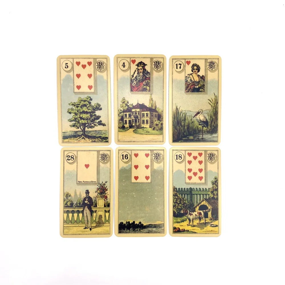 Grand Tableau Lenormand: Vintage Fortune Telling Cards Tarot Cards