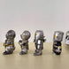 Miniature Armet Helm Knight Figurine | 12.5cm Armoured Warrior with Greatsword Miniature