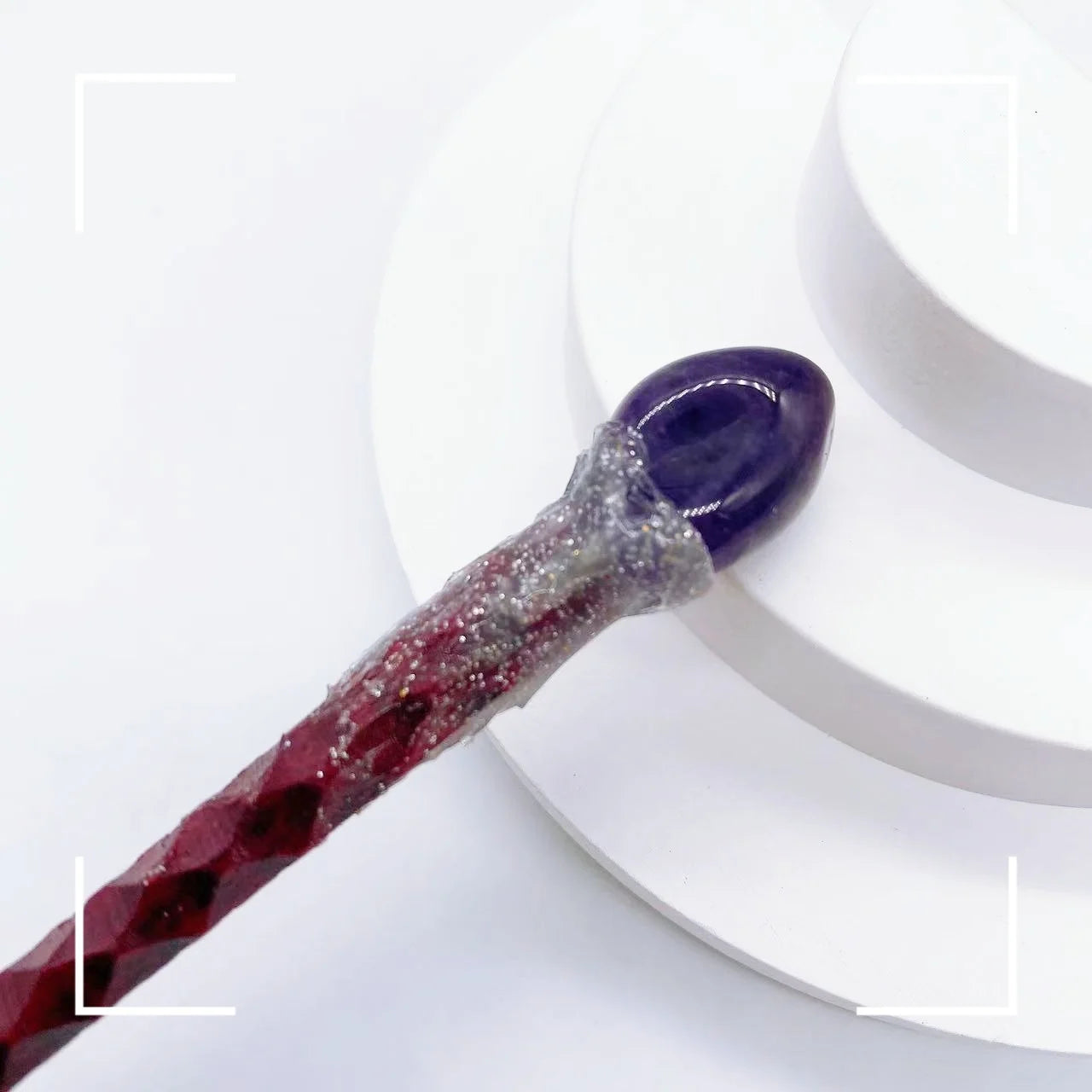 Natural Crystal Healing Wand – 19cm Polished Quartz Point Wand