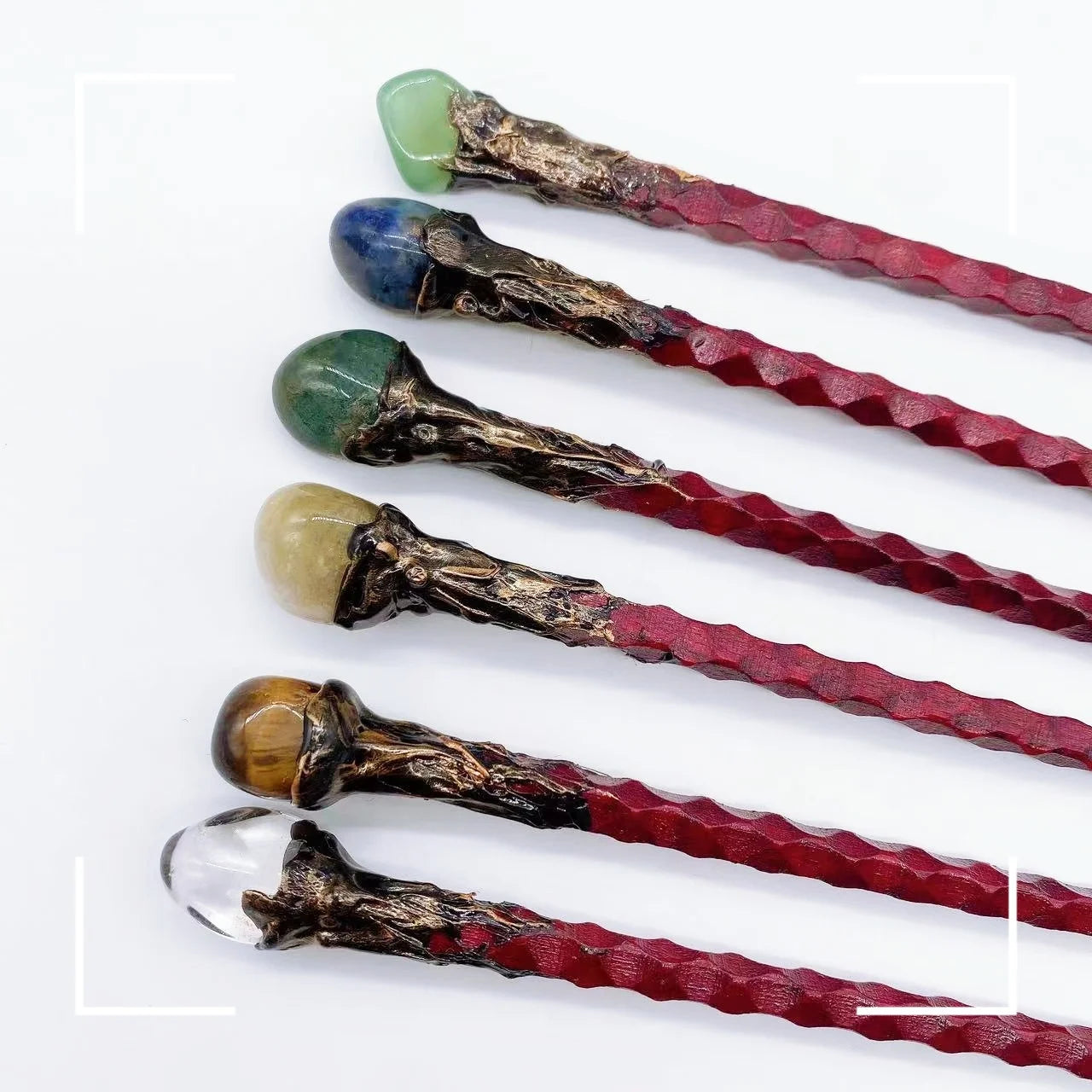 Natural Crystal Healing Wand – 19cm Polished Quartz Point Wand