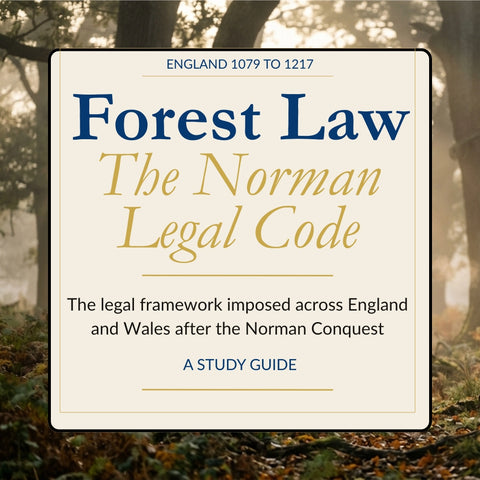 The King's Deer study guide cover, a digital download on medieval Forest Law and the Charter of the Forest by Simon A. Williams