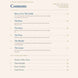 Table of contents for a study guide on a white background