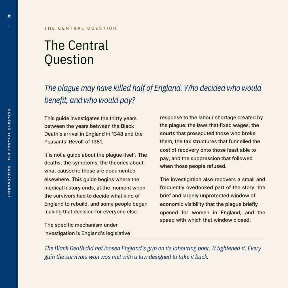 Text-based document on a white background with blue sidebar