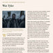 Textual content about Wat Tyler with a portrait of a man in a dark coat.