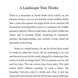 A single printed page with the heading 'INTRODUCTION' and the subheading 'A Landscape That Thinks,' followed by several paragraphs of black text on a white page. Small 'Copyrighted Material' text appears at the top and bottom, and the page number 7 is shown at the bottom right.