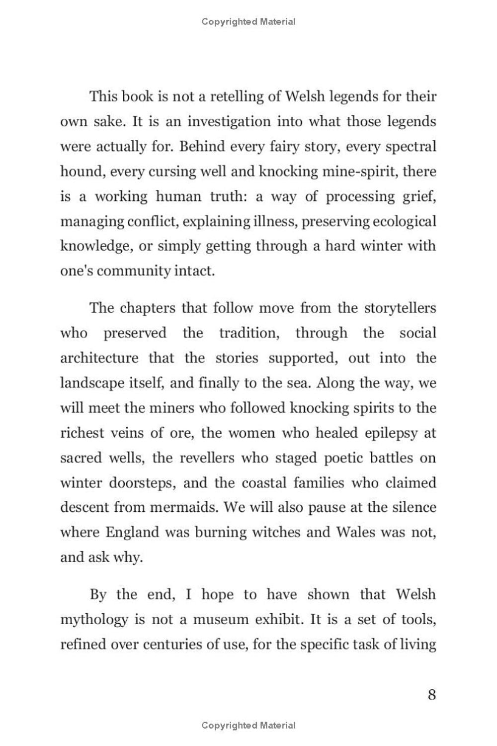 A scanned book page with the heading INTRODUCTION and paragraphs of black serif text on a white page, with 'The Pendle Witch Conspiracy' and page number 5 at the bottom.