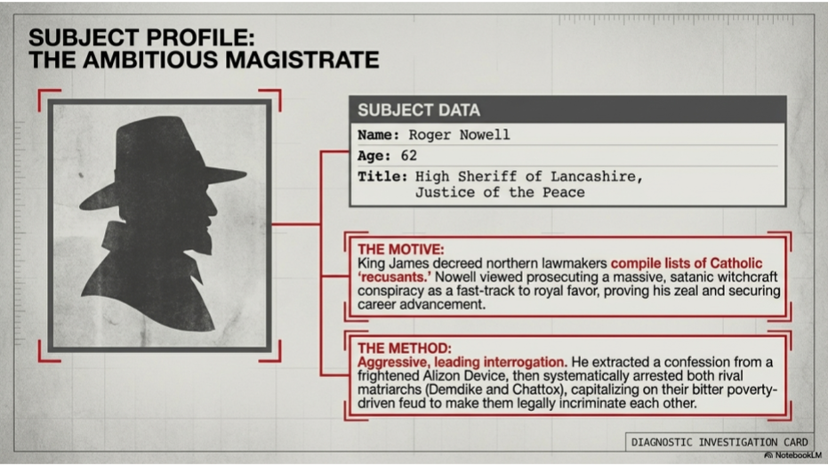 The Anatomy of a Witch-Hunt: The Pendle Trials of 1612 (Course 2601)