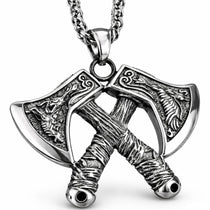Mjolnir’s Might: Valknut Thor’s Stainless Steel Hammer Necklace Jewellery