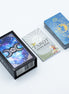 Moon Face Tarot Deck – Blue Foil Card Set with Guidebook & Gift Box Tarot Cards