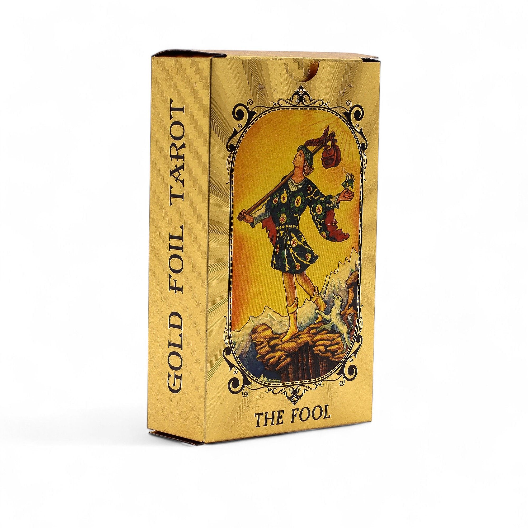 Blue & Gold Foil Tarot Card Set – All Seeing Eye Deck Tarot Cards